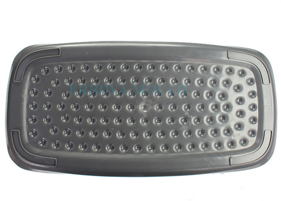 Plastic Injection Molded Parts Dark Grey Shopping Basket With Eco-Friendly PP Material
